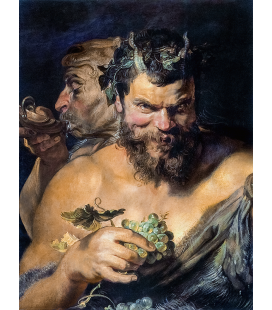 Stampa su tela: Peter Paul Rubens - Due satiri (i Fauni)