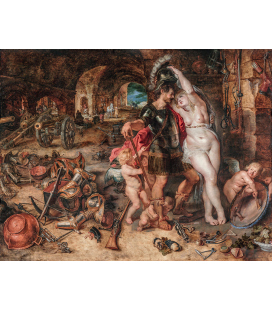 Peter Paul Rubens - Marte disarmato da Venere. Stampa su tela