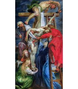 Peter Paul Rubens - Schiodazione di Cristo Gesù Nostro Signore. Stampa su tela