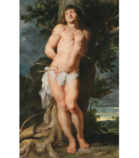 Peter Paul Rubens - San Sebastiano. Stampa su tela