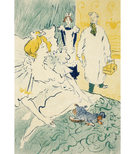 Henri de Toulouse-Lautrec - Niederkorn. Stampa su tela