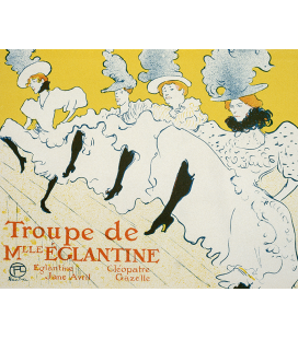Henri de Toulouse-Lautrec - Niederkorn. Stampa su tela