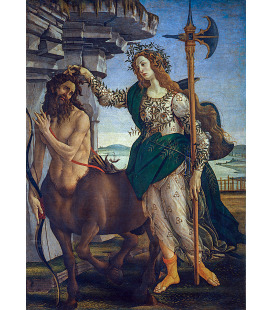 Sandro Botticelli - Pallade e il centauro. Stampa su tela