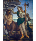 Sandro Botticelli - Pallade e il centauro. Stampa su tela