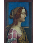 Sandro Botticelli - Una signora di profilo. Stampa su tela