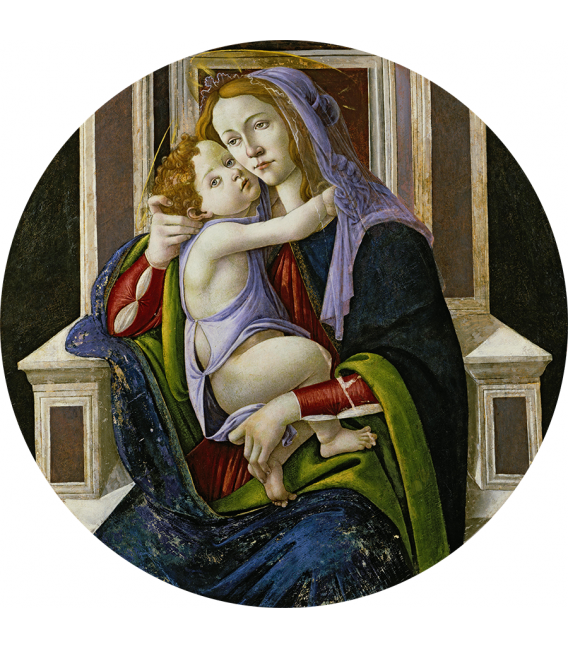 Sandro Botticelli - Madonna and Child. Printing on canvas