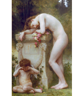 William Adolphe Bouguereau - Elegia. Stampa su tela