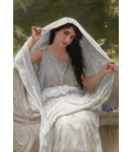 William Adolphe Bouguereau - Il velo. Stampa su tela