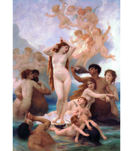 William Adolphe Bouguereau - The Birth of Venus. Printing on canvas
