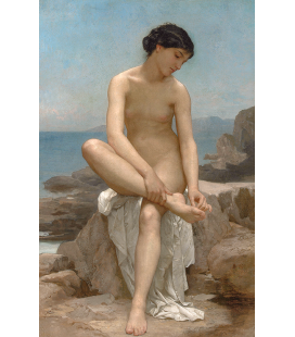 William Adolphe Bouguereau - Il bagnante. Stampa su tela