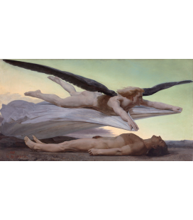 William Adolphe Bouguereau - L'uguaglianza prima della morte. Stampa su tela