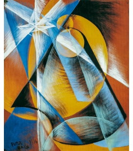 Balla Giacomo - Planet Mercury. Printing on canvas