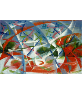 Balla Giacomo - Abstract Speed + Sound. Printing on canvas
