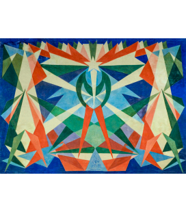 Balla Giacomo - The futurist genius. Printing on canvas