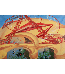 Balla Giacomo - Bridge of Speed. Printing on canvas