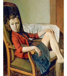 Balthus - Theresa. Stampa su tela