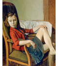 Balthus - Theresa. Stampa su tela