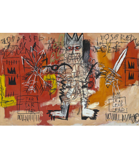 Jean-Michel Basquiat - Untitled. Printing on canvas