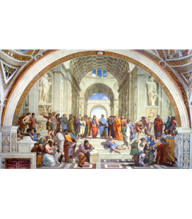 Raffaello Sanzio - Scuola di Atene. Stampa su tela