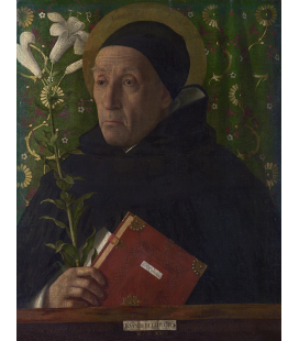 Giovanni Bellini - San Domenico. Stampa su tela