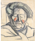 Boccioni Umberto - La madre dell’artista. Stampa su tela