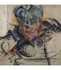 Boccioni Umberto - Studio di testa, la madre. Stampa su tela