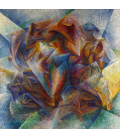 Boccioni Umberto - Dinamismo di un giocatore di calcio. Stampa su tela