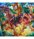 Boccioni Umberto - Elasticità. Stampa su tela