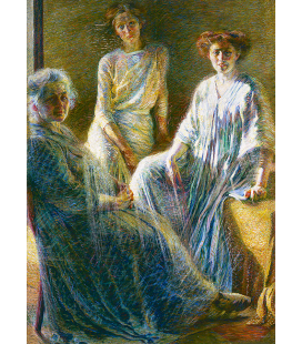 Boccioni Umberto - Tre donne. Stampa su tela