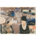 Pierre Bonnard - Place Clichy. Stampa su tela