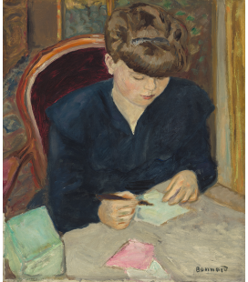 Pierre Bonnard - La lettera. Stampa su tela