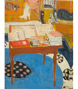 Pierre Bonnard - Work tableb. Stampa su tela
