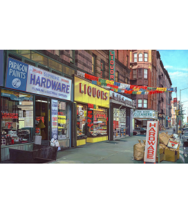 Richard Estes - Supreme Hardware Riproduzione giclèe su tela