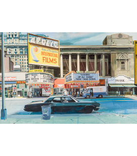 Richard Estes - Apollo. Riproduzione giclèe su tela