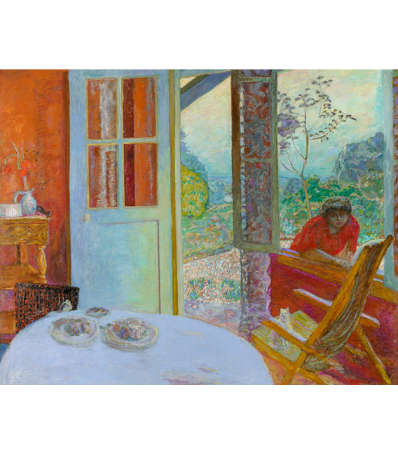 Pierre Bonnard - Sala da pranzo. Stampa su tela