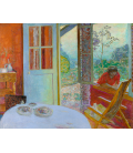 Pierre Bonnard - Sala da pranzo. Stampa su tela