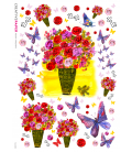 Carta di riso Decoupage: FLO_0250