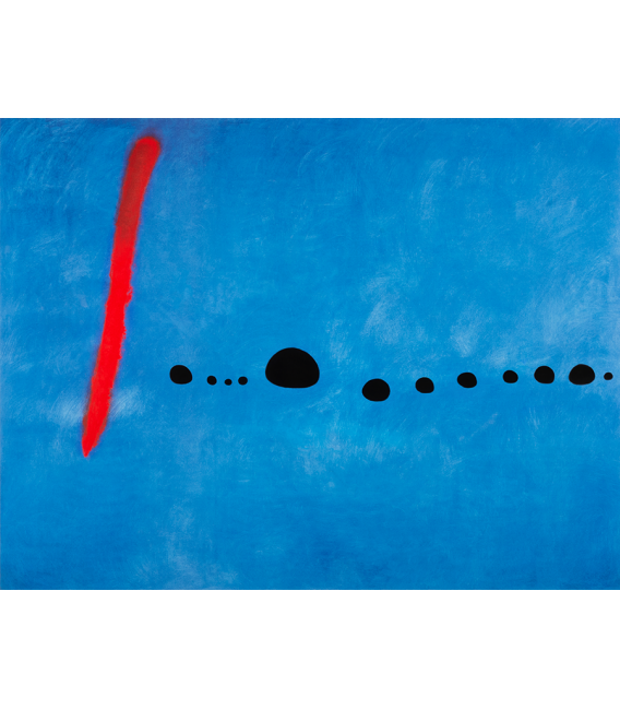 Stampa su tela: Joan Mirò - Blue