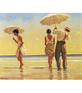 Printing on canvas: Jack Vettriano - Mad Dogs