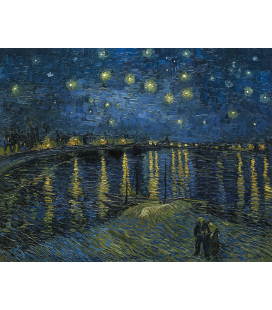 Vincent Van Gogh - Starry Night over the Rhone. Printing on canvas