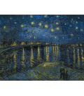 Printing on canvas: Vincent Van Gogh - Starry Night over the Rhone