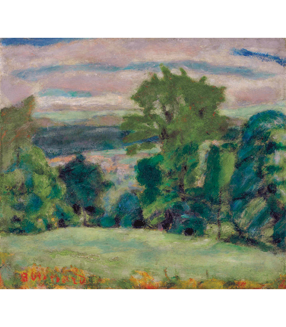 Pierre Bonnard - Paesaggio. Stampa su tela