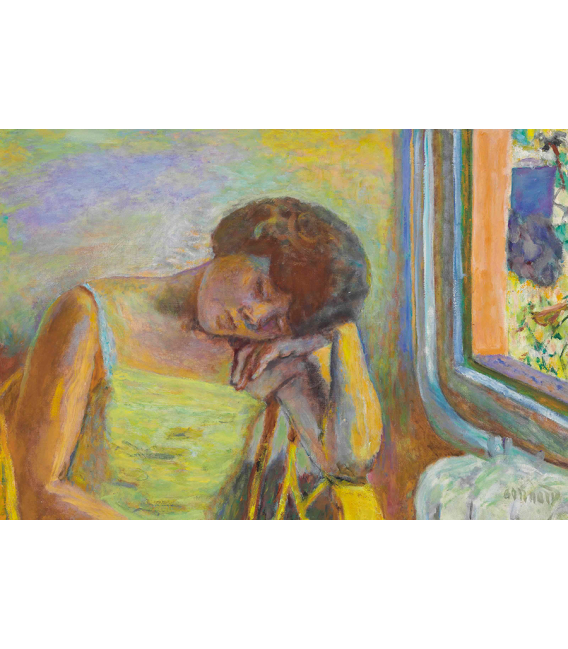Pierre Bonnard - Donna che dorme. Stampa su tela