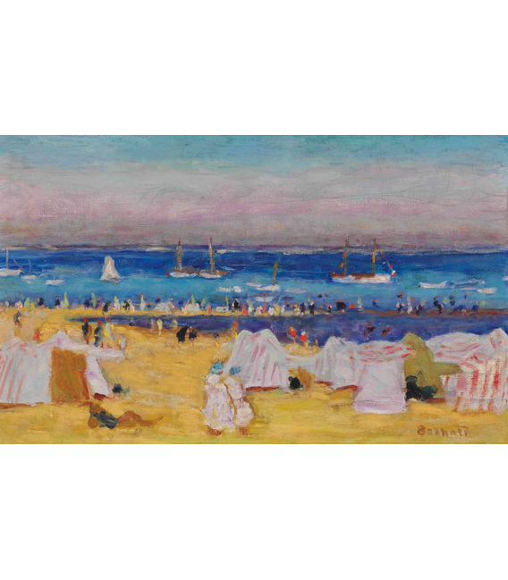 Pierre Bonnard - La spiaggia. Stampa su tela