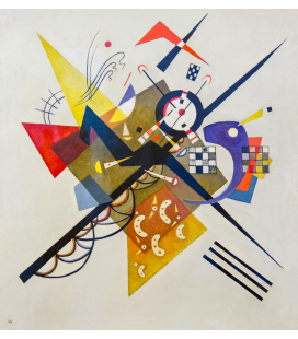 Kandinsky Vassily - Su Bianco II Stampa su tela