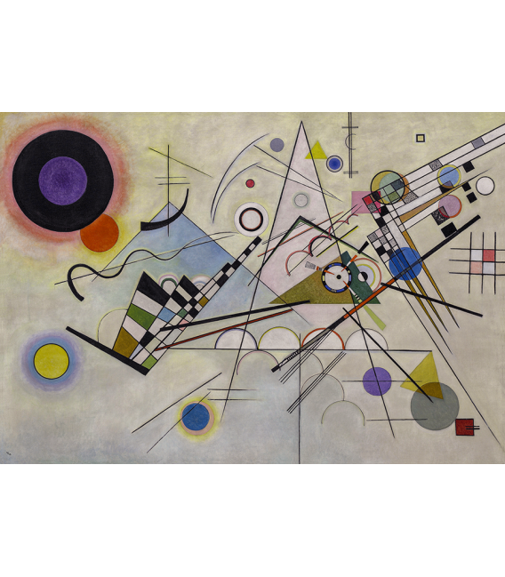 Vassily Kandinsky - Komposition 8. Printing on canvas