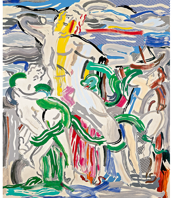Roy Fox Lichtenstein - “Laocoön”, 1988. Stampa su tela