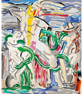 Roy Fox Lichtenstein - “Laocoön”, 1988. Stampa su tela