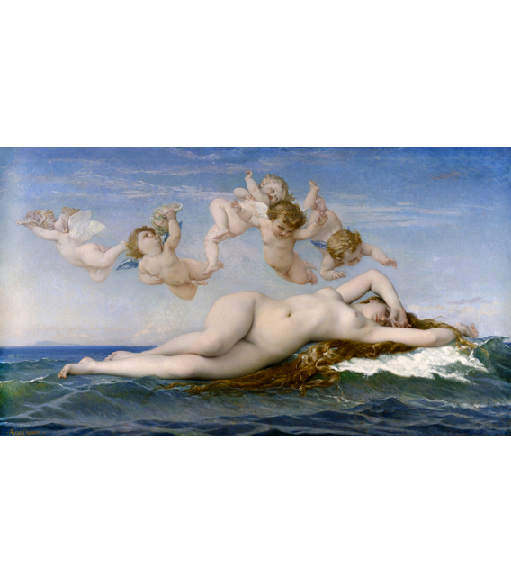 Alexandre Cabanel - La Nascita di Venere. Stampa su tela