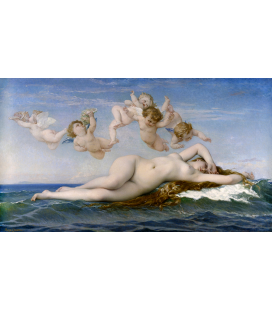Alexandre Cabanel - La Nascita di Venere. Stampa su tela